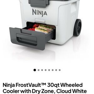Ninja Cloud White 30qt Wheeled Cooler BNIB